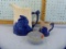 3 Pottery items: (2) Old Sleep Eye pitchers, & small bowl