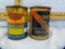 (2) 1 lb grease tins: Coast to Coast & Tiger (Gamble Stores)