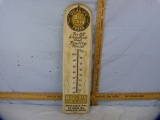 Metal Big Gain Products thermometer, appears to work; 23-3/4