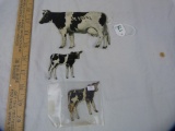 De Laval Cream  Separators, metal advertising cow & 2 calves