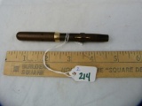 Fountain pen, Crescent Filler Trademark, with Conklin tip