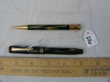 (2) Parker fountain pen & pencil - pencil is personalized