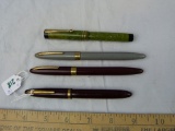 4 Sheaffer fountain pens