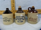 3 Red Wing Conv/Souvenir collector items: 2-tone jugs