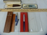 3 Sheaffer items: 1 fountain pen, 2 ballpoint pen & pencil sets