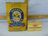 2 Containers: Mother Hubbard Flour & SICCA Butter