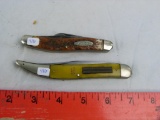 (2) Ka-Bar T29 fish knife, & 1108 USA 3-blade knife