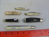 (6) Case XX USA knives, various conditions