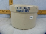 Pottery piece stamped Louden, Fairfield, Iowa