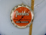 Advertising thermometer: Peebles' Whey Products