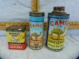 3 Containers: (2) Camel & Monkey Grip