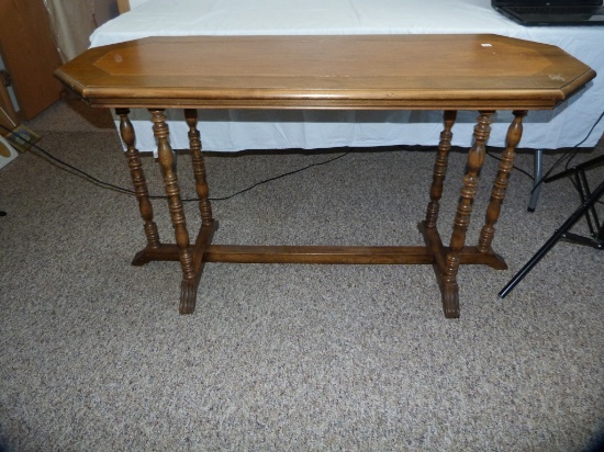 Wooden sofa table - 19-3/4" W x 54" L x 29-1/4" T