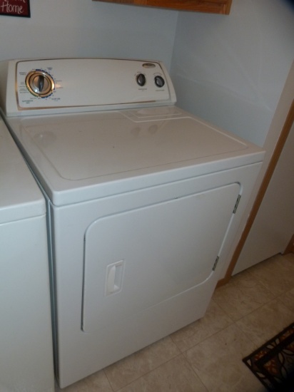 Whirlpool electric dryer Model WED4800XQO  Serial # M10623397 - clean!