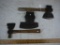 (3): broad ax head, D. Simmons 5 axe, & Demon axe/hammer with nail puller - AOM