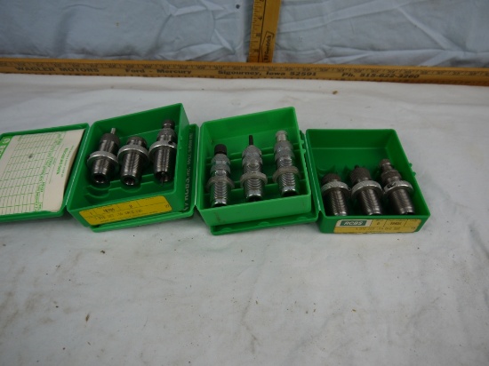 (3) RCBS die sets:  .44 Mag SWC, .45 ACP, & .44 Spec SWC - AOM