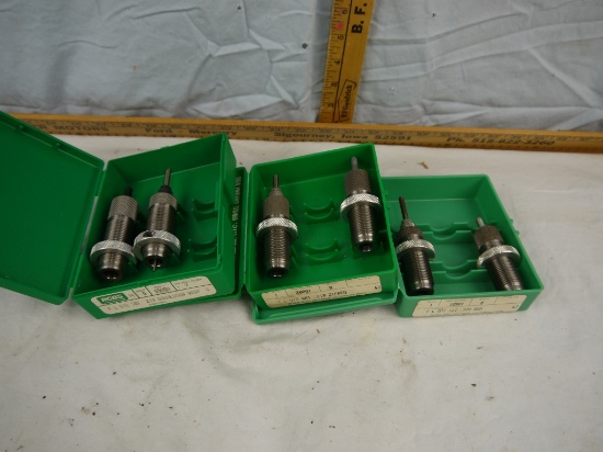 (3) RCBS die sets:  .222 Rem, .219 Zipper, & .219 Donaldson Wasp - AOM