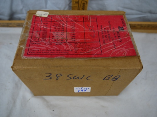 11.8 pounds of .38 SWC BB bullets (includes weight of box)