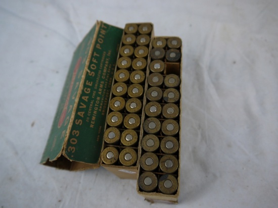 Ammo: 39 rounds .303 Savage cartridges