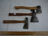 (3) hatchets - made in USA - Keen Kutter, True Temper Flint Edge, & Plumb BSA - AOM