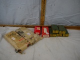 27 pounds .357 caliber, 160 gr bullets (includes weight of box)