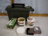 Ammo:  315 rounds 9mm Luger with plastic ammo box