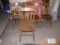 (4) oak kitchen chairs - AOM