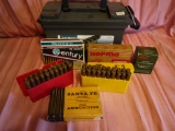 Ammo: 113 rounds 6.5 x 55 in plastic ammo box