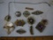 (11) pieces of jewelry - pins, necklaces with cameo