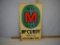 Big M Seed McCurdy Seed Co. Distributor metal sign, 24