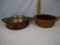 (2) woven church offering baskets - 10