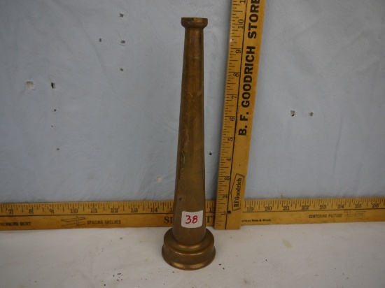 Brass Powhatan B&I Works, Ranson W. VA. Nozzle, 10-3/16" Tall