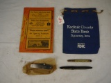 (5) Keokuk County Iowa advertising items