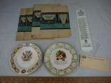 (9) Hedrick Iowa advertising pieces: