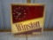 Lighted Winston cigarettes clock, 16