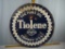 Tiolene The Pure Oil enamel double-sided sign, 26-1/2
