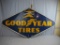 Goodyear Tires enamel sign, 60-1/2
