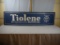 Enamel Tiolene Motor Oil sign, 70