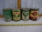 (4) Never Opened  motor oil cans