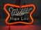 Miller High Life bow-tie neon sign, works, 21-1/2