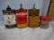 (4) tins:  Sheridan 5mm (empty), & (3) gun oil - Outers, Hoppe's. Winchester