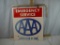 Double sided AAA Emergency Service sign with hanging bracket - YOU ARRANGE SHIPPING
