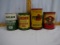 (4) empty quart oil cans