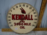 Kendall 2000 Mile Oil thermometer, missing the glass cover, 12