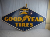 Goodyear Tires enamel sign, 60-1/2