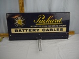 Packard Battery Cables metal sign, 20-1/2