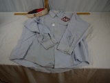 Skelly blue uniform shirt 16 - 16-1/2