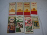 (8) road maps, (4) Sinclair & (4) Shell