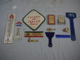(12) small advertising pieces