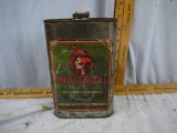 Indian Oil one quart can (full), paper label