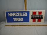 Hercules Tires metal sign 36